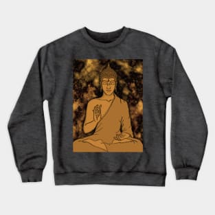 Metal Golden Buddha Crewneck Sweatshirt